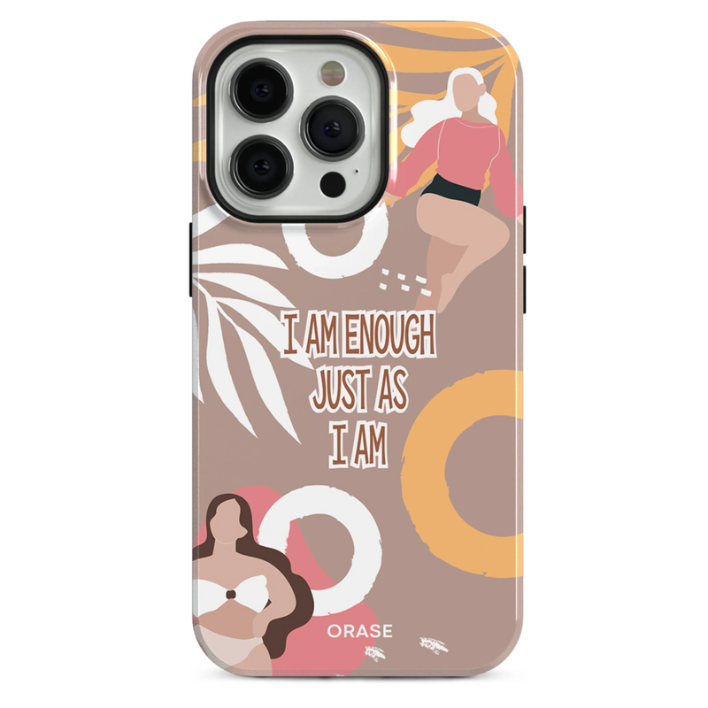 I Am Enough Just as I Am iPhone Case