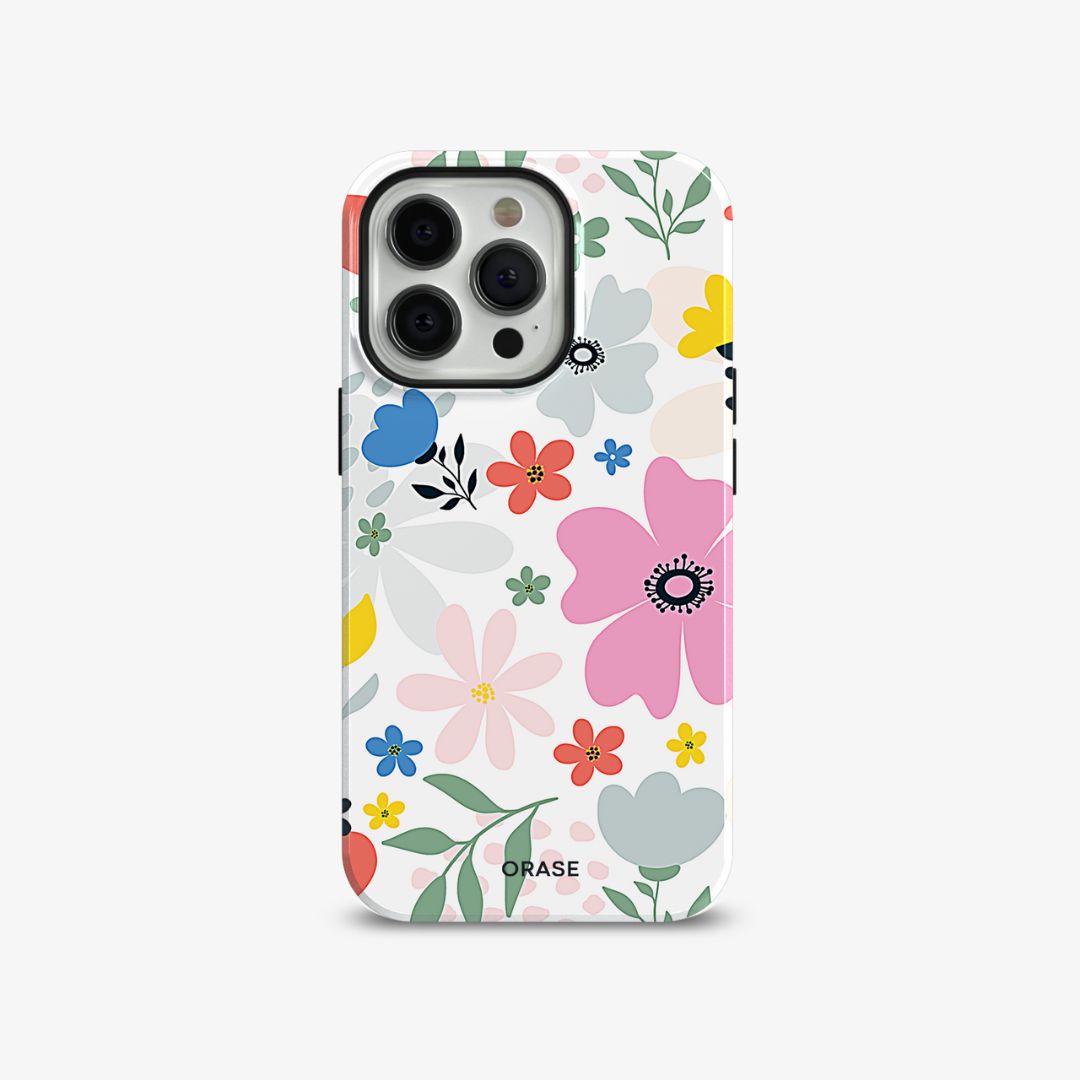 Orange Swirl iPhone 14 Pro Max Case