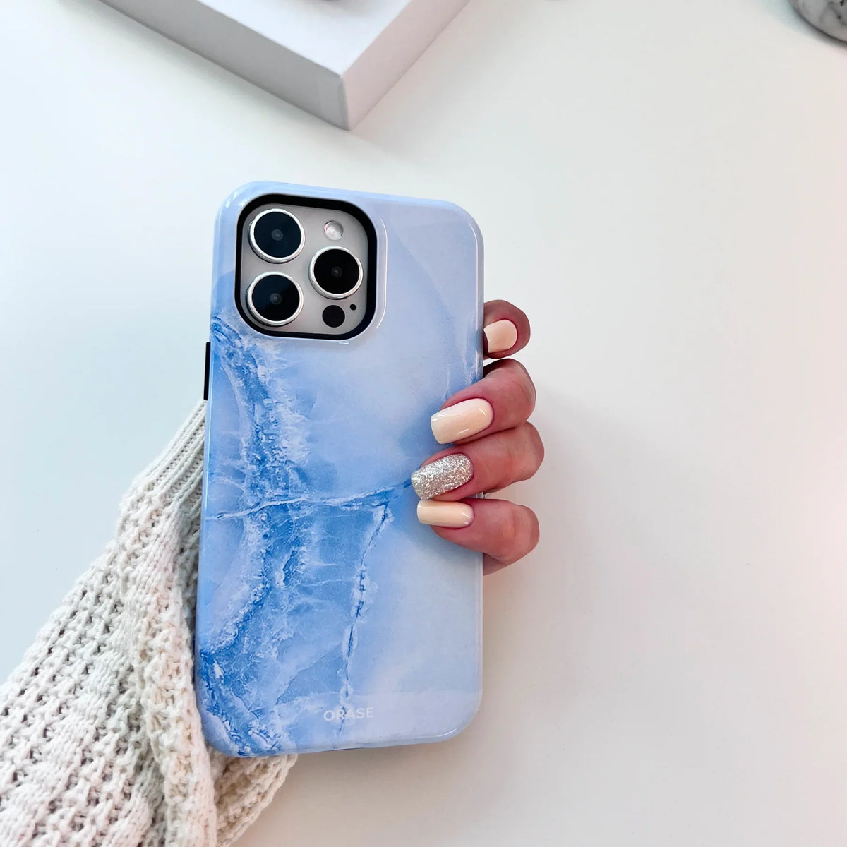Arctic Marble iPhone Case - iPhone 14 Pro