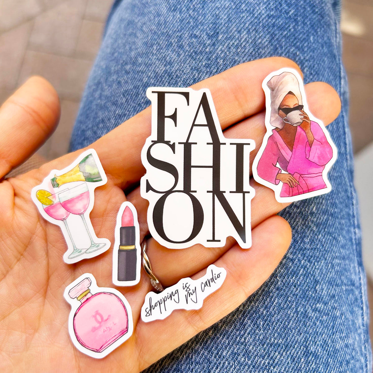 Fashion Phone Stickers (10 Pack) - Fashion Phone Stickers (10 Pack) - Orase