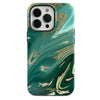 Forest Green Marble iPhone Case - iPhone 15 Pro