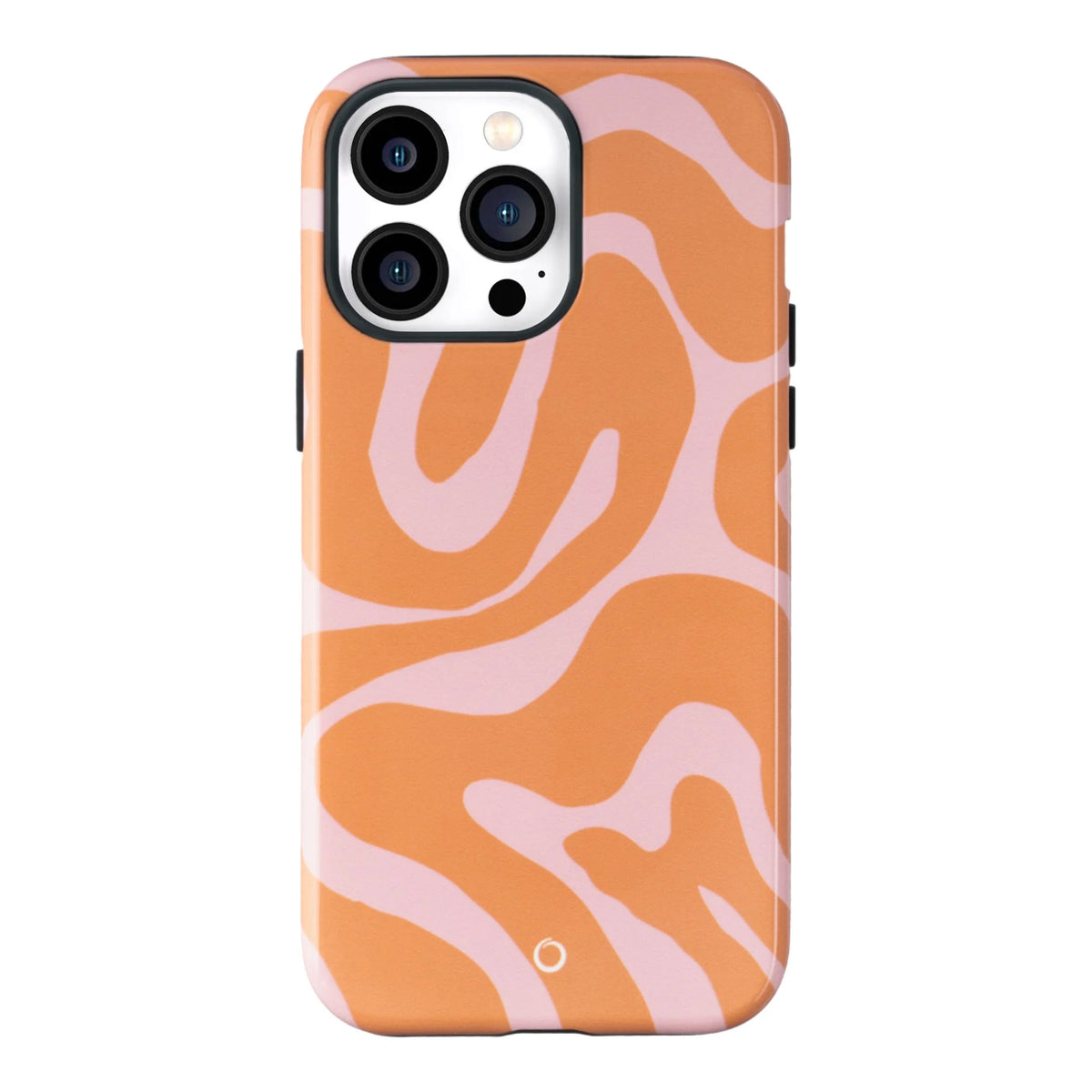 Orange Swirl iPhone Case
