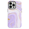 Purple Gold Marble iPhone Case - iPhone 15 Plus