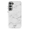 White Marble Samsung Case - Galaxy S22
