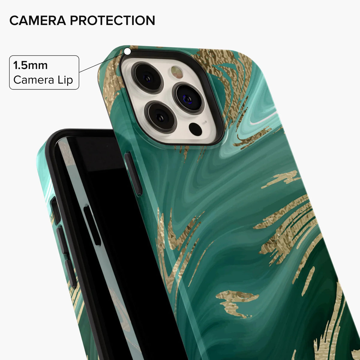Forest Green Marble iPhone Case - iPhone 11 Pro