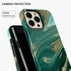 Forest Green Marble iPhone Case - Select a Device