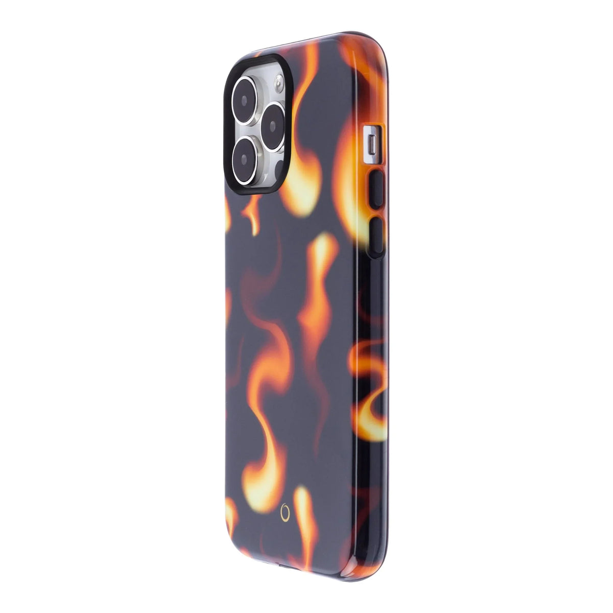 Groovy Orange Flame iPhone Case