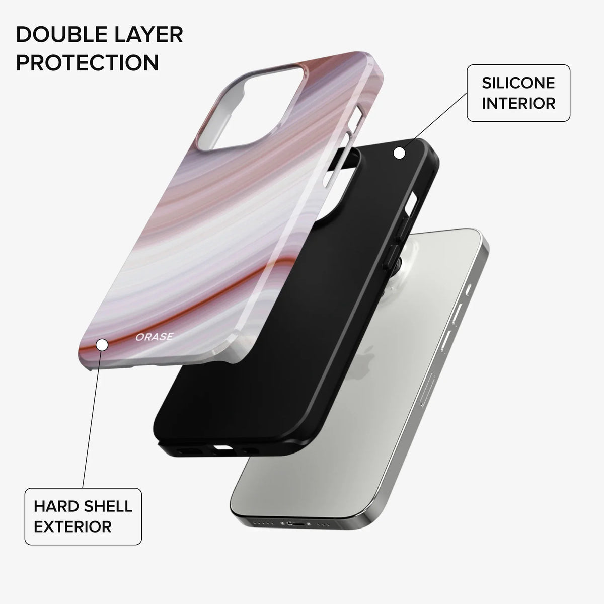 Magenta Marble iPhone Case - iPhone 15 Pro