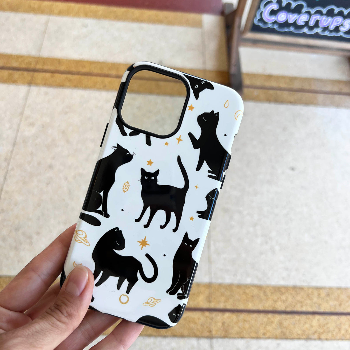 Black Cats iPhone Case