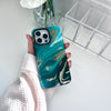 Forest Green Marble iPhone Case - iPhone 12