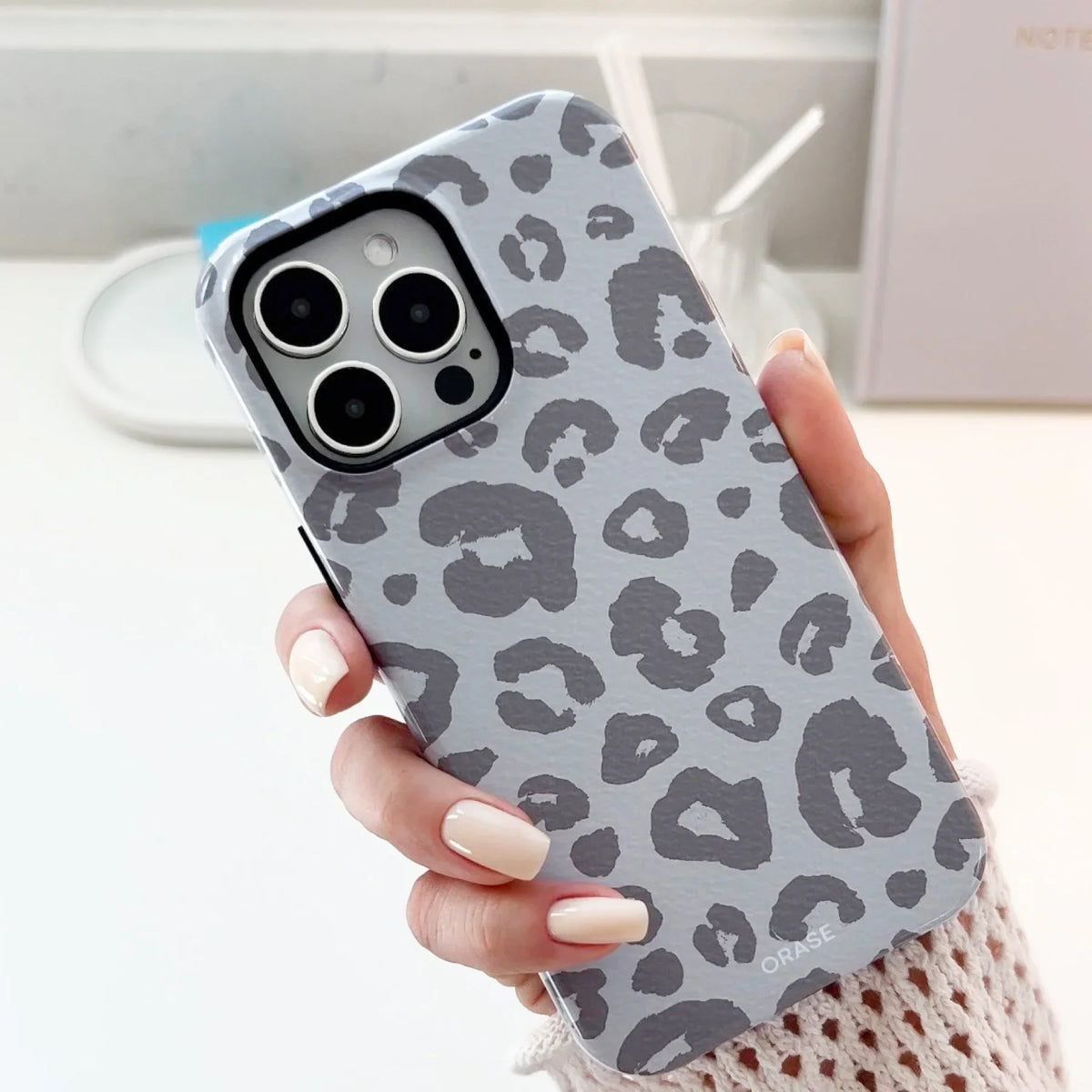 Grey Leopard iPhone Case - iPhone 13 Pro Max