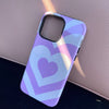 Purple Heartbeat iPhone Case