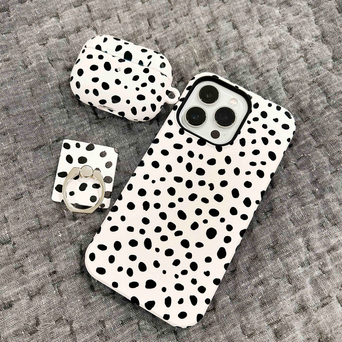 Black Dots iPhone Case - Select a Device