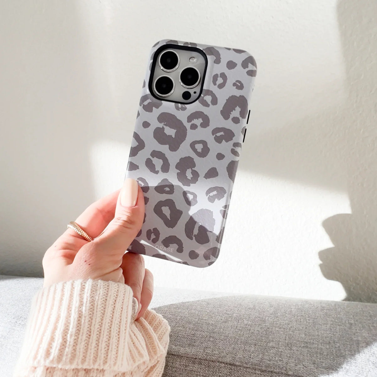 Grey Leopard iPhone Case - iPhone 11 Pro
