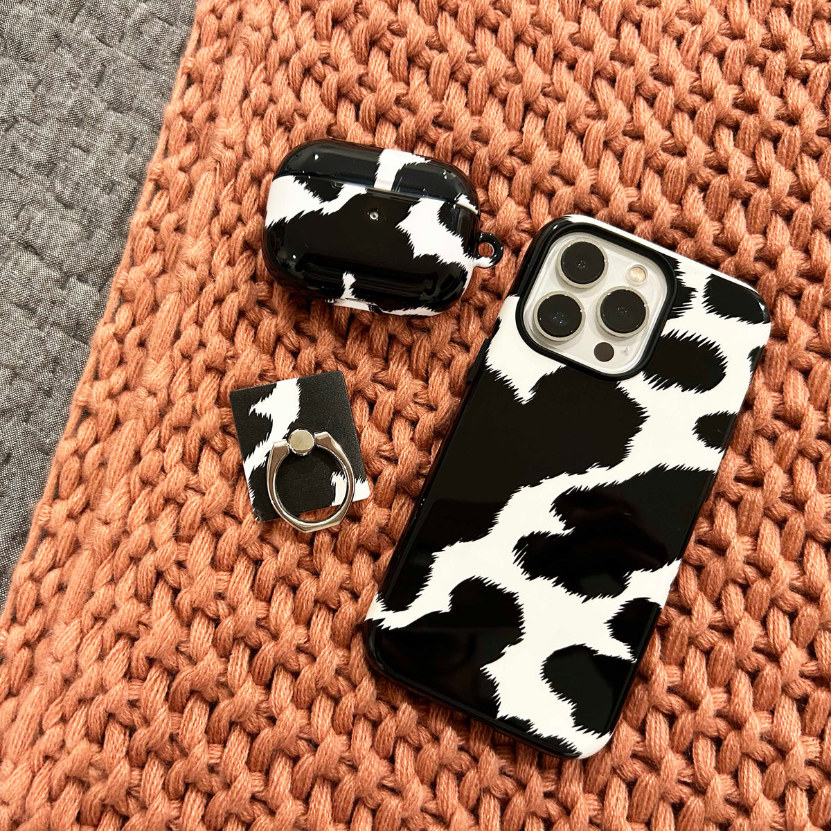 Cow Skin AirPods Case - AirPods 3rd Gen