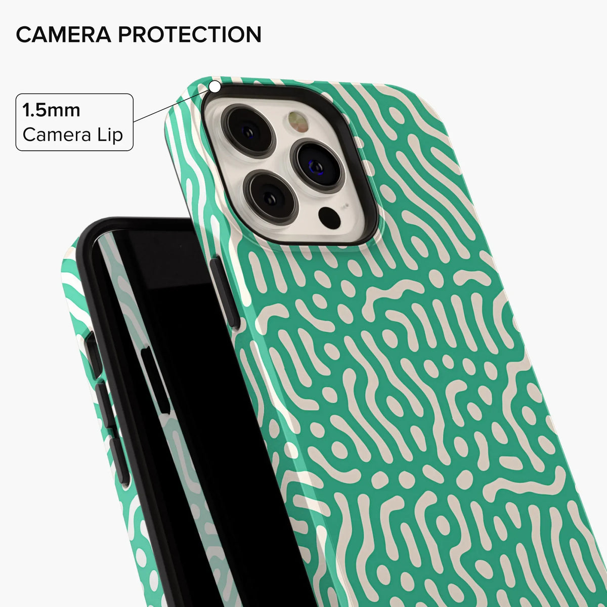 Lune Green iPhone Case - iPhone 15 Pro