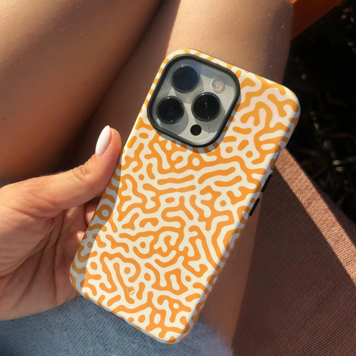 Lune Orange iPhone Case - iPhone 14