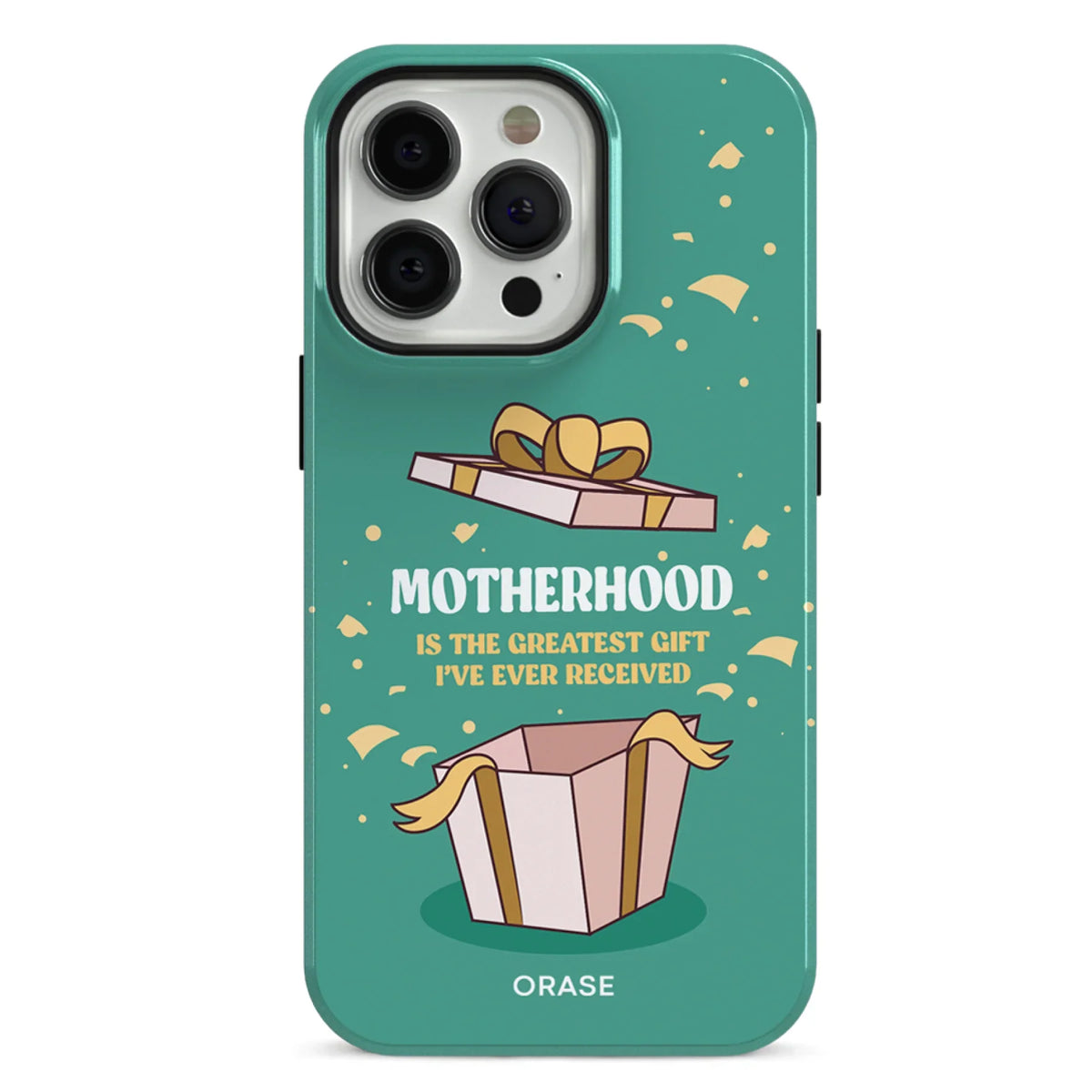 Motherhood Is The Greatest Gift iPhone Case - iPhone 14 Plus