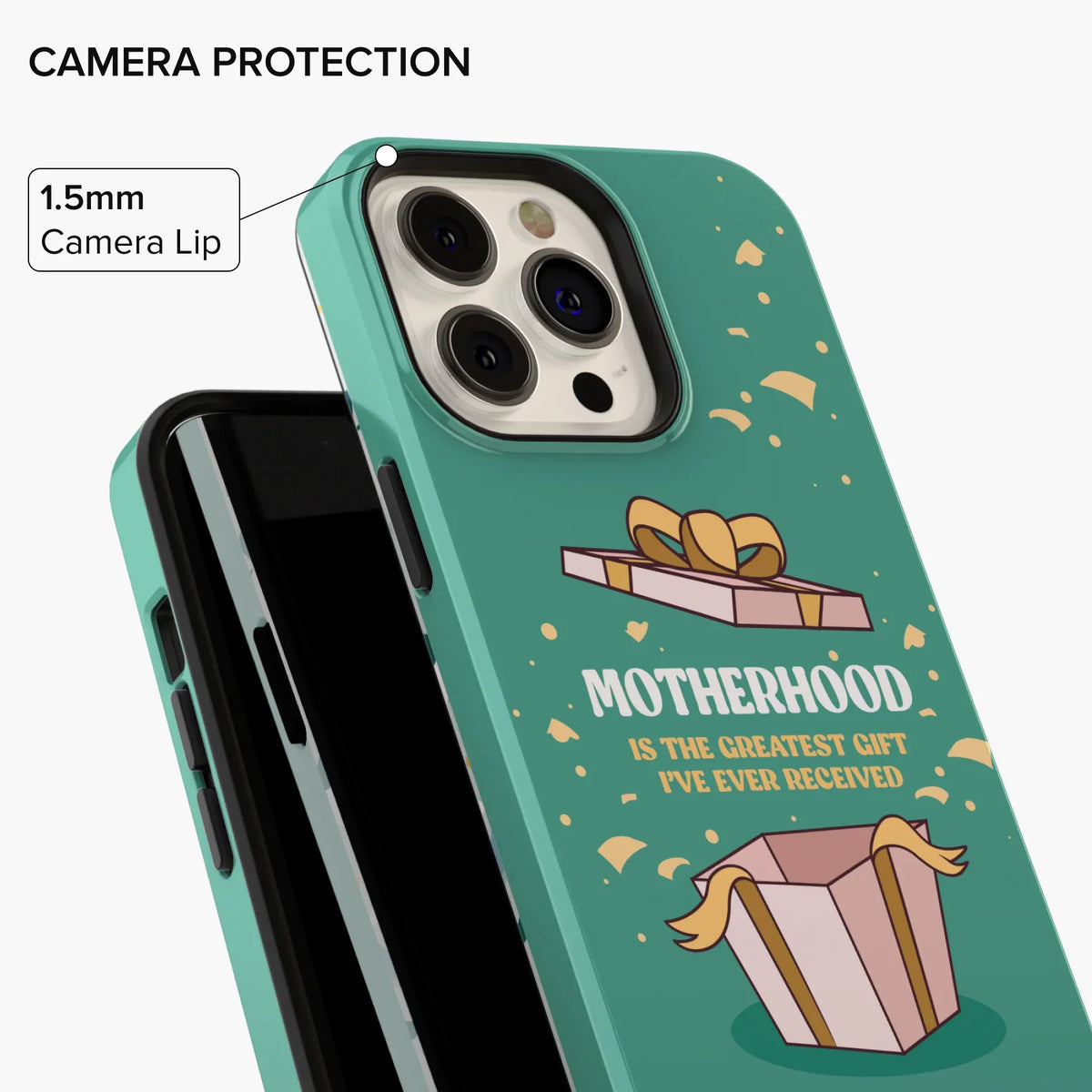 Motherhood Is The Greatest Gift iPhone Case - iPhone 15 Pro Max