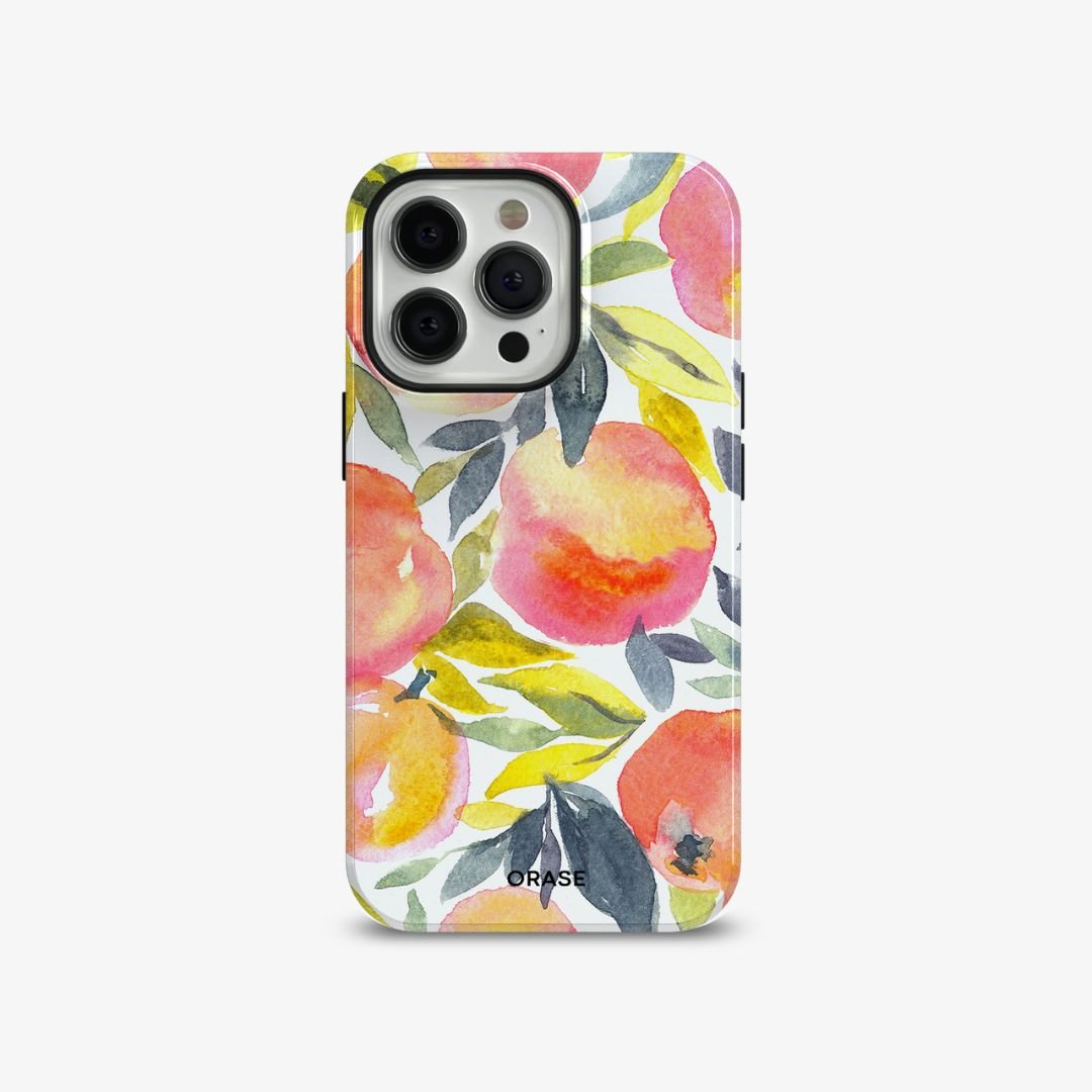 Watercolor Peach Garden Phone Case