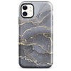 Charcoal Marble iPhone Case - iPhone 12 Mini