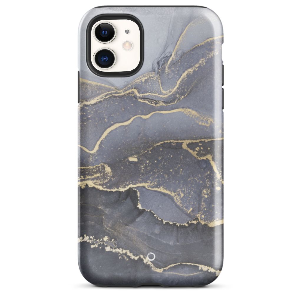Charcoal Marble iPhone Case - iPhone 12