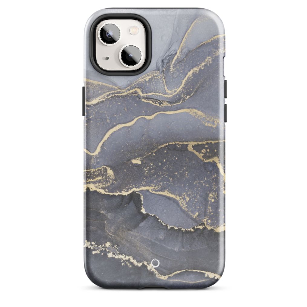 Charcoal Marble iPhone Case - iPhone 14 Plus