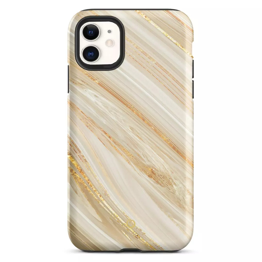 Golden Marble iPhone Case - iPhone 12 Mini