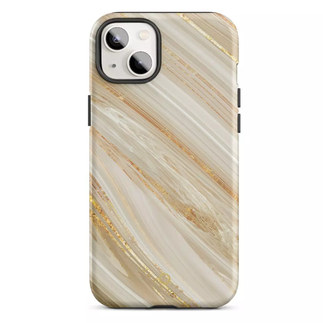 Golden Marble iPhone Case - iPhone 14 Plus