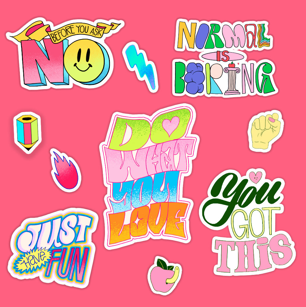 Fashion Phone Stickers (10 Pack)