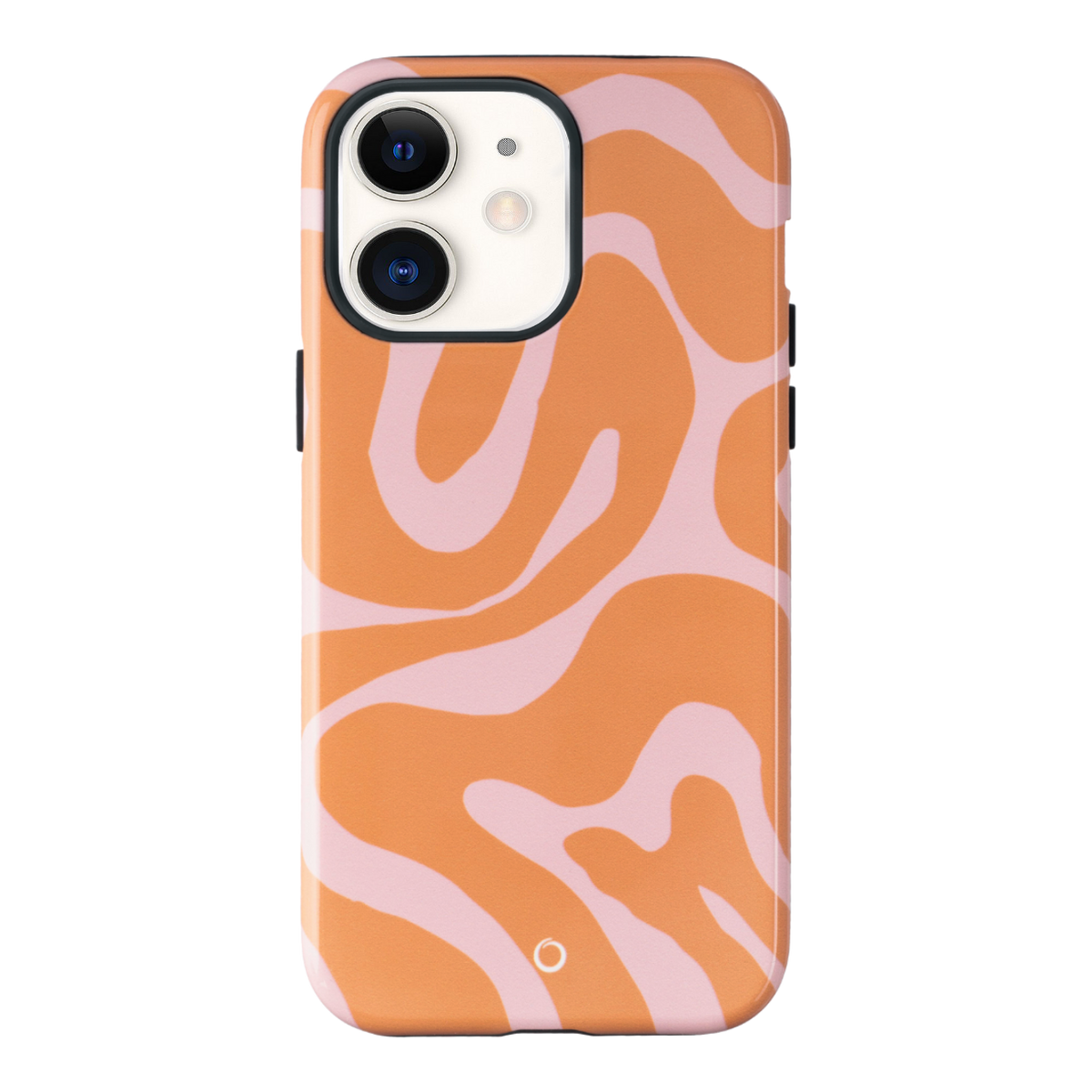 Orange Swirl iPhone Case - iPhone 12 Mini