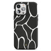 Wavy White Lines iPhone Case - iPhone 14 Pro