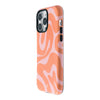 Orange Swirl iPhone Case - iPhone 15 Pro Max