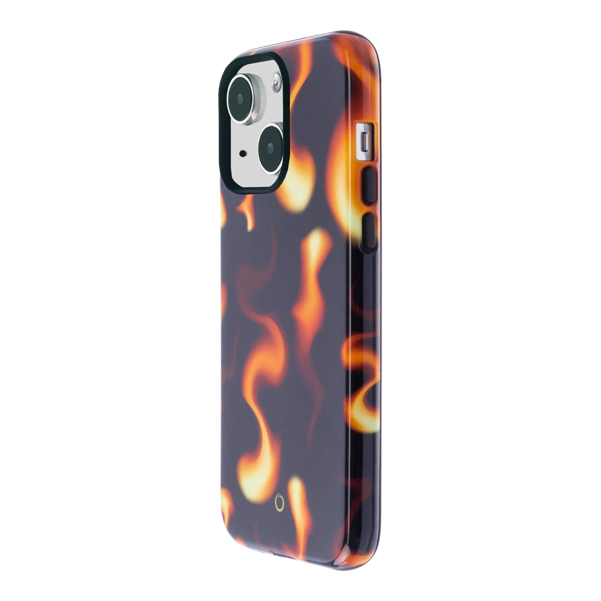 Groovy Orange Flame iPhone Case - iPhone 15