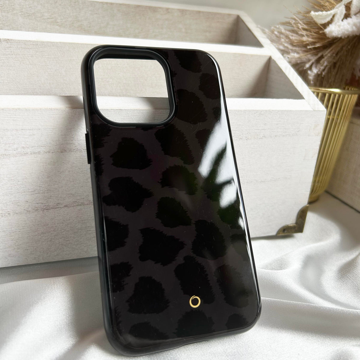 Black Leopard iPhone Case - iPhone 12 Mini