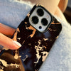 Black Marble iPhone Case - iPhone 15 Plus