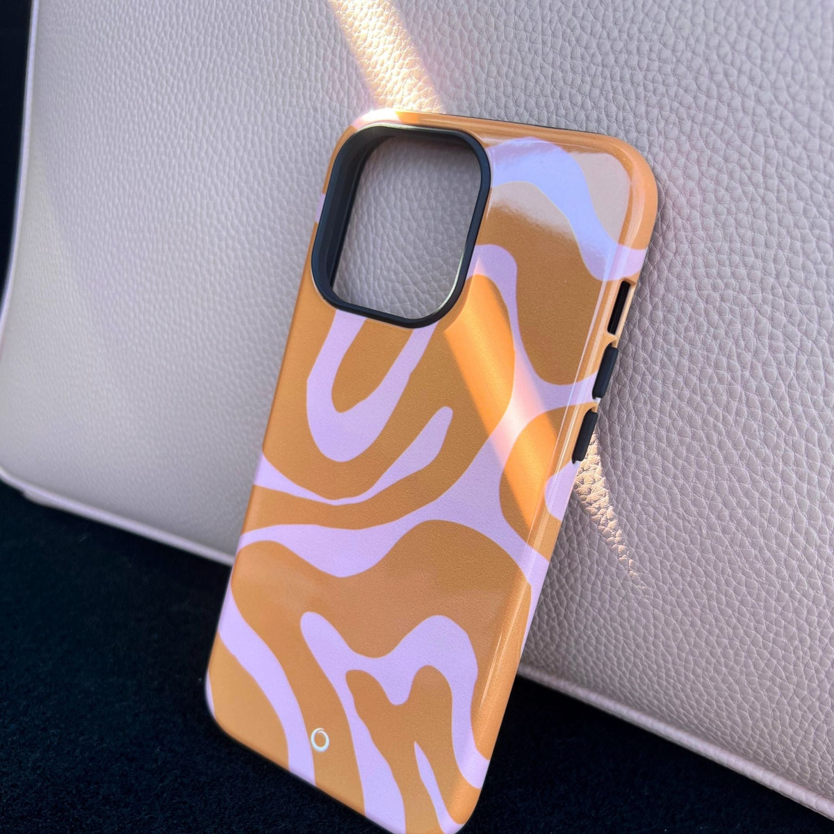 Orange Swirl iPhone Case - iPhone 14