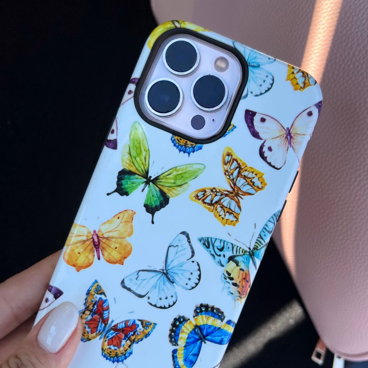 Butterfly Kaleidoscope iPhone Case - iPhone 12 Pro