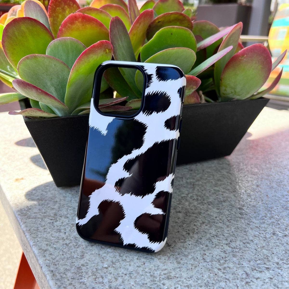 Cow Skin iPhone Case - iPhone 15 Pro
