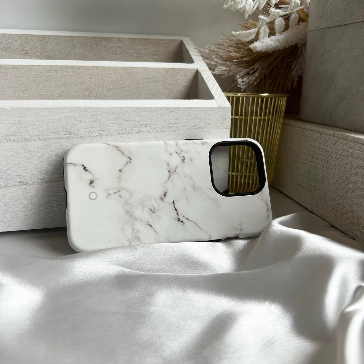 White Marble iPhone Case - iPhone 12 Pro Max