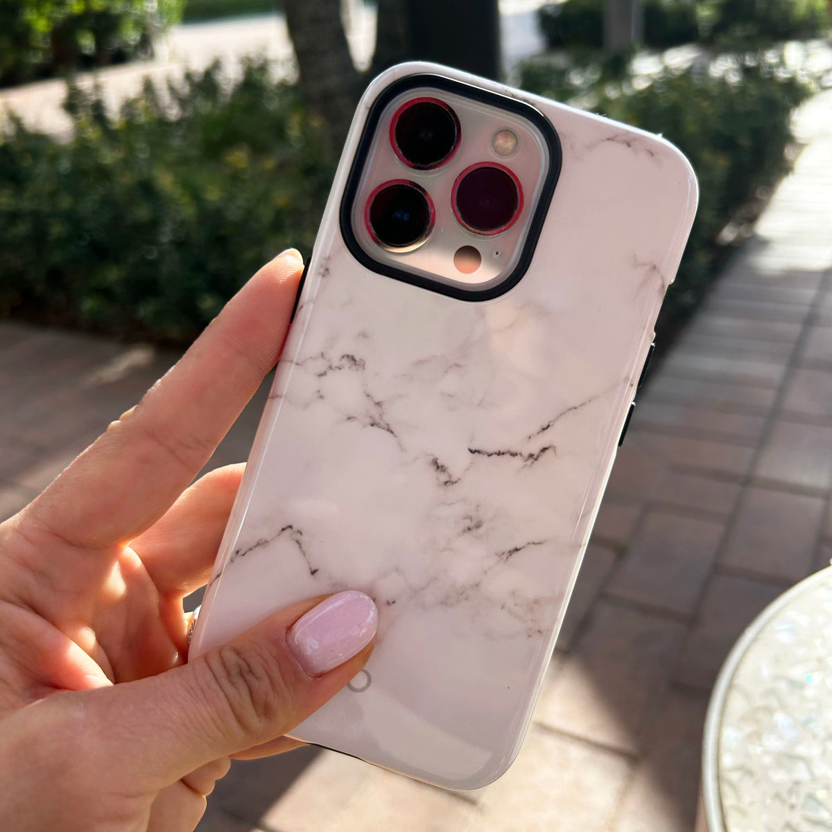 White Marble iPhone Case - iPhone 12