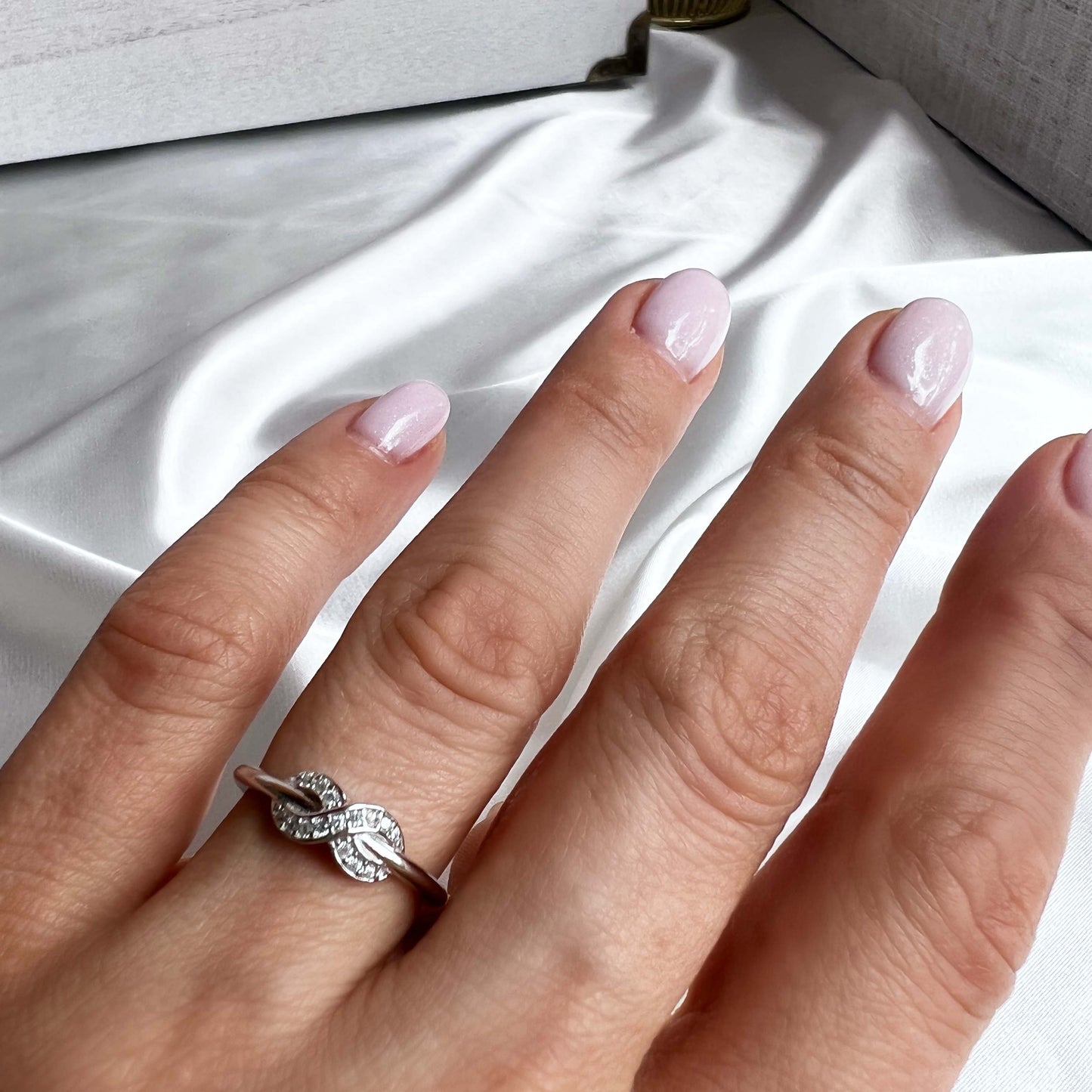 Eternity Silver Ring Size 6