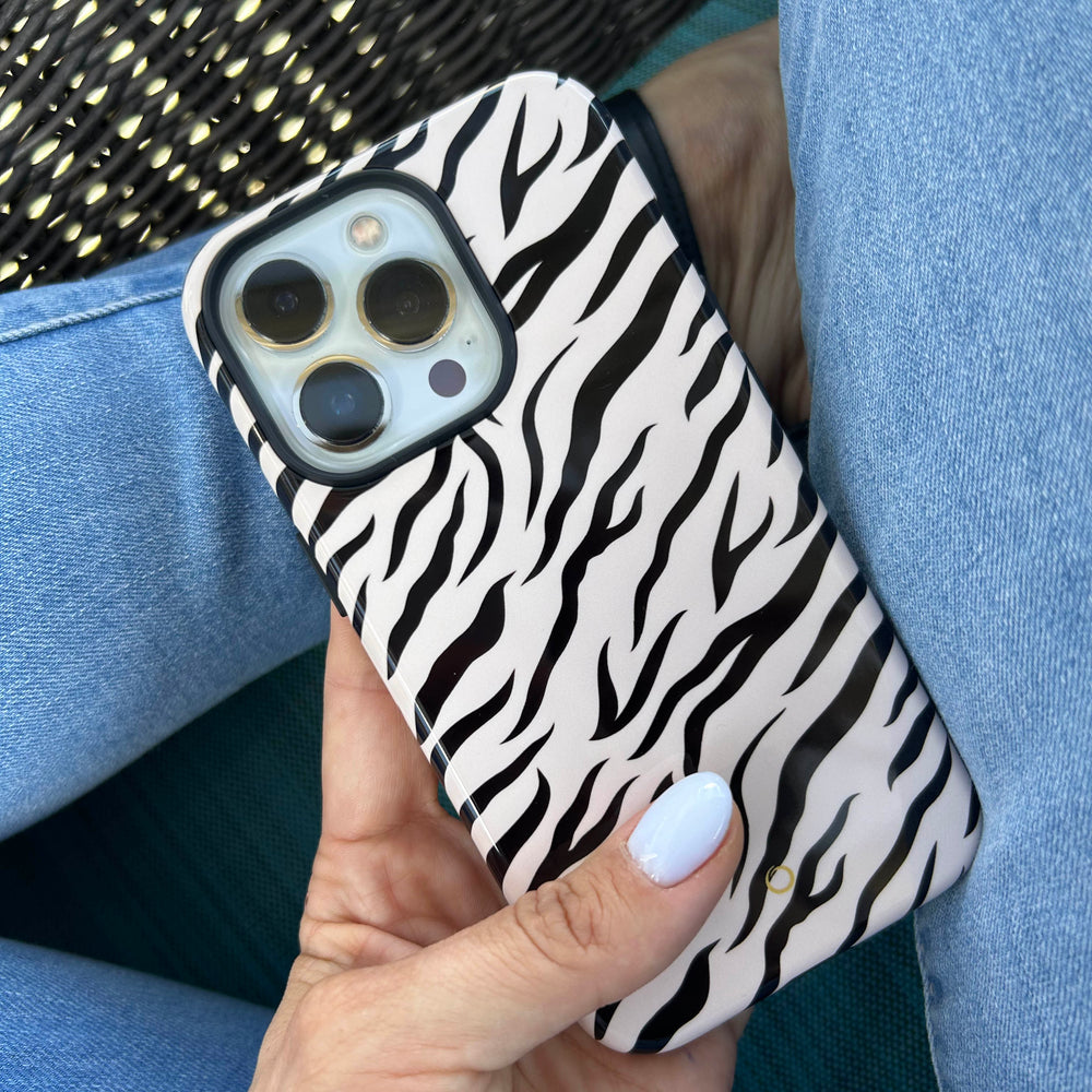 Zebra iPhone 15 Pro Max Case