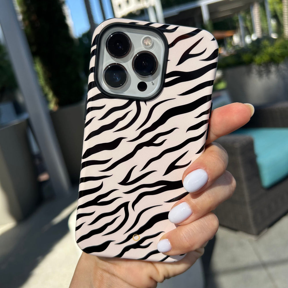 Zebra iPhone 15 Pro Max Case