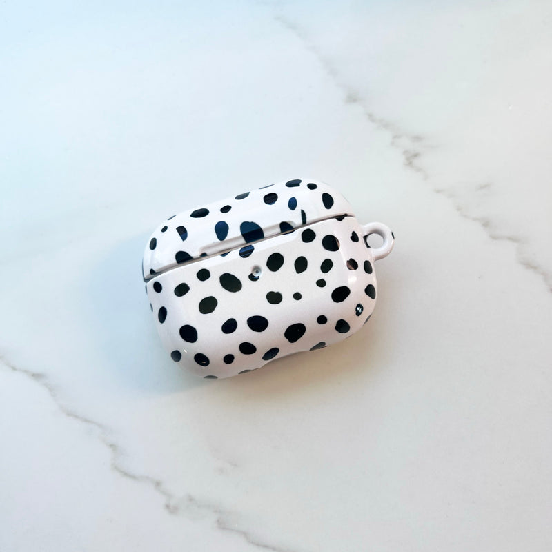 Black Dots AirPods Case